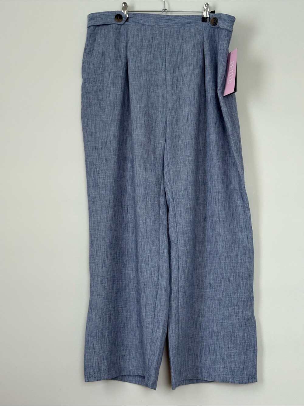New York Clothing Company Blue Wide Leg Pants Petite XL NWT